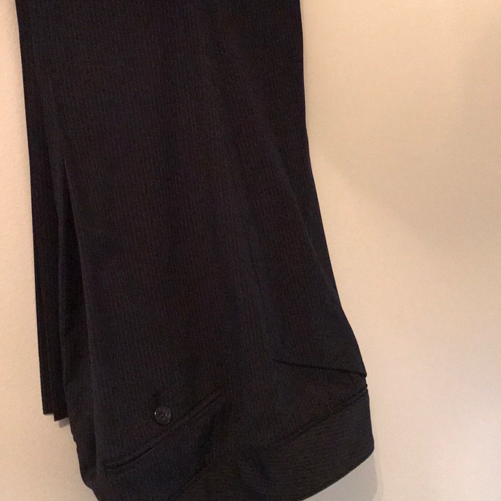 The Limited black pin striped trousers